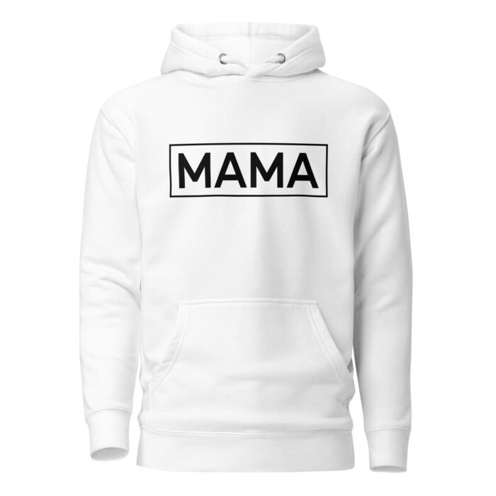 unisex premium hoodie white front 65ec68371bbf6 - Mama Clothing Store - For Great Mamas