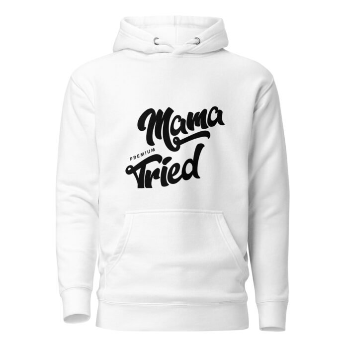 unisex premium hoodie white front 65f1bf3dbbccd - Mama Clothing Store - For Great Mamas