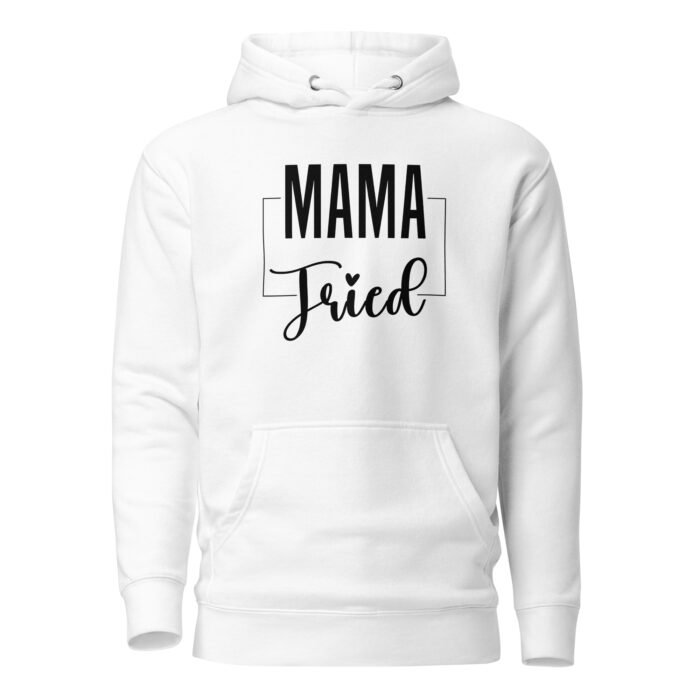 unisex premium hoodie white front 65f403600f268 - Mama Clothing Store - For Great Mamas