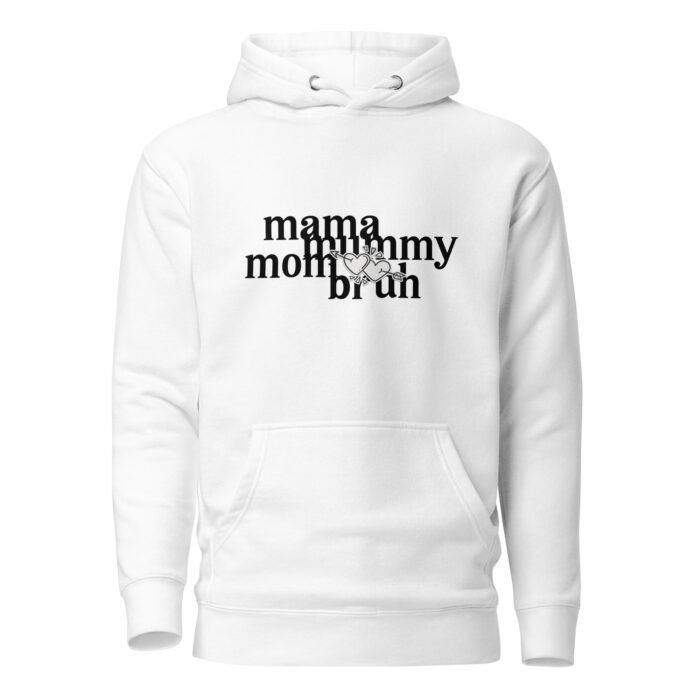 unisex premium hoodie white front 65fd520aacd7b - Mama Clothing Store - For Great Mamas