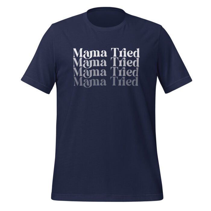 unisex staple t shirt navy front 65f4423a00e02 - Mama Clothing Store - For Great Mamas