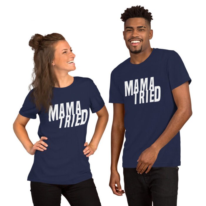 unisex staple t shirt navy front 65f9522c8e195 - Mama Clothing Store - For Great Mamas