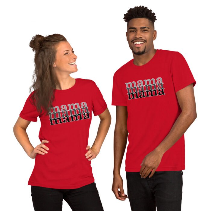 unisex staple t shirt red front 65ea558e1fd0b - Mama Clothing Store - For Great Mamas