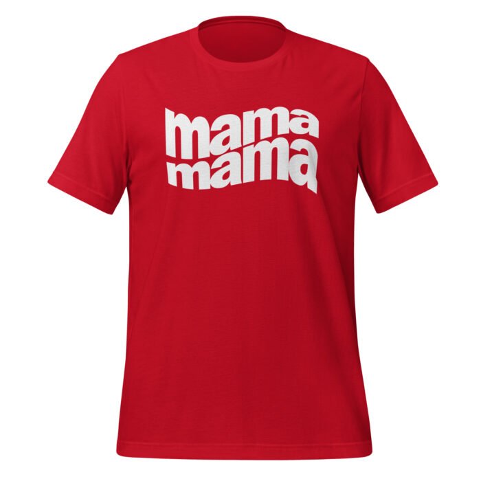 unisex staple t shirt red front 65ea5e44cfffb - Mama Clothing Store - For Great Mamas
