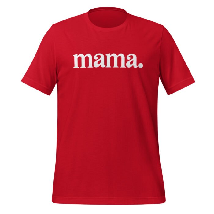 unisex staple t shirt red front 65eb89792cf7f - Mama Clothing Store - For Great Mamas