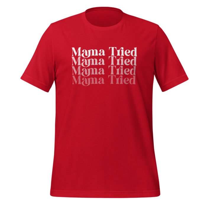 unisex staple t shirt red front 65f44239f0024 - Mama Clothing Store - For Great Mamas