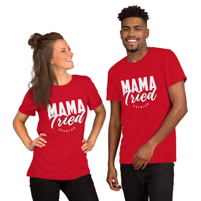 unisex staple t shirt red front 65f970962ee86 - Mama Clothing Store - For Great Mamas