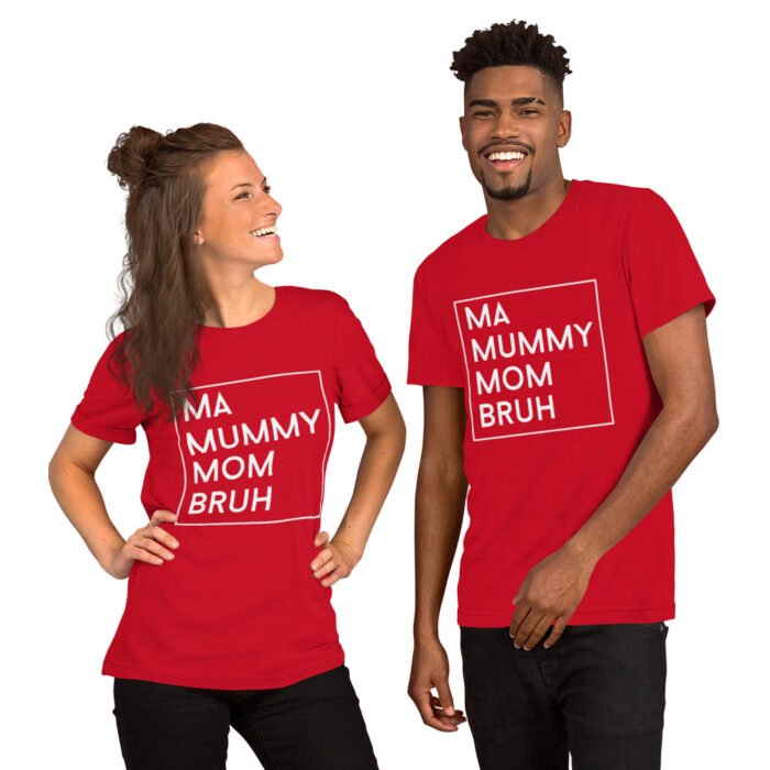 unisex staple t shirt red front 65fdae6071500 - Mama Clothing Store - For Great Mamas