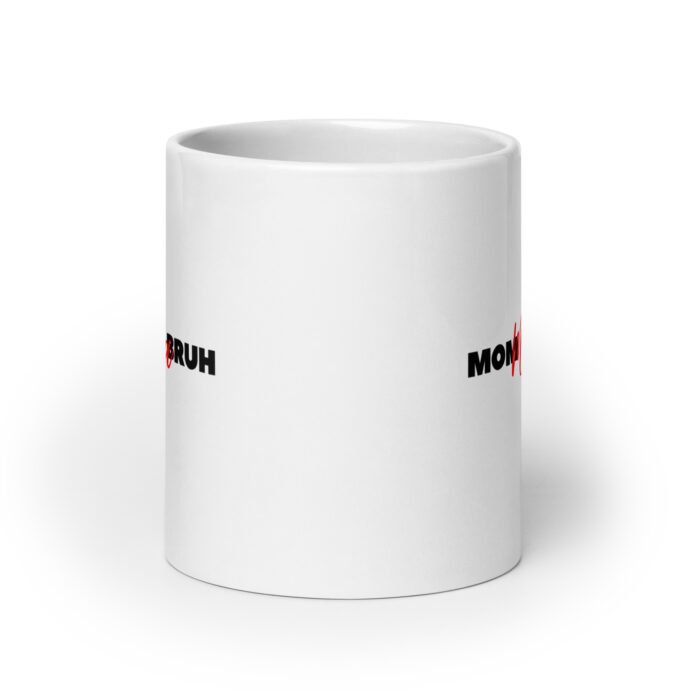 white glossy mug white 20 oz front view 65fd7d34dfc7f - Mama Clothing Store - For Great Mamas