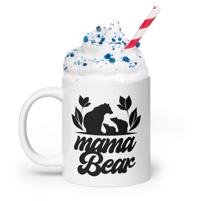 white glossy mug white 20 oz handle on left 65fbf83145d70 - Mama Clothing Store - For Great Mamas