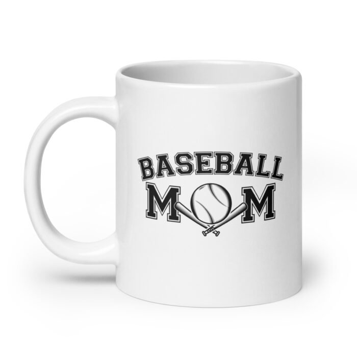 white glossy mug white 20 oz handle on left 6601678d56ac7 - Mama Clothing Store - For Great Mamas