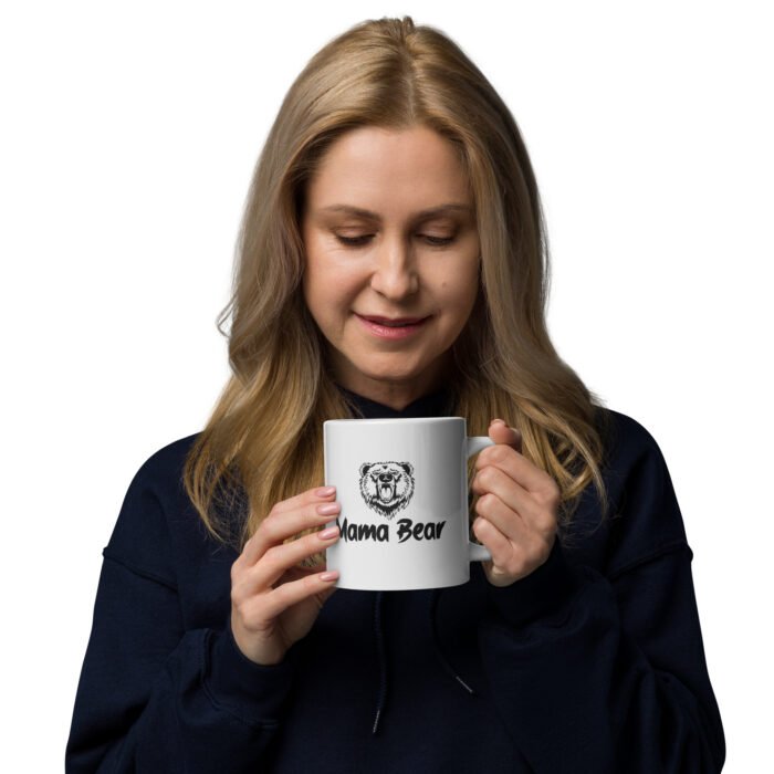 white glossy mug white 20 oz handle on right 65fad23199e74 - Mama Clothing Store - For Great Mamas