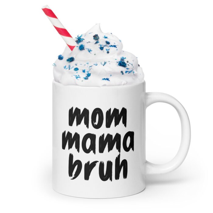 white glossy mug white 20 oz handle on right 65fc5353bcedf - Mama Clothing Store - For Great Mamas