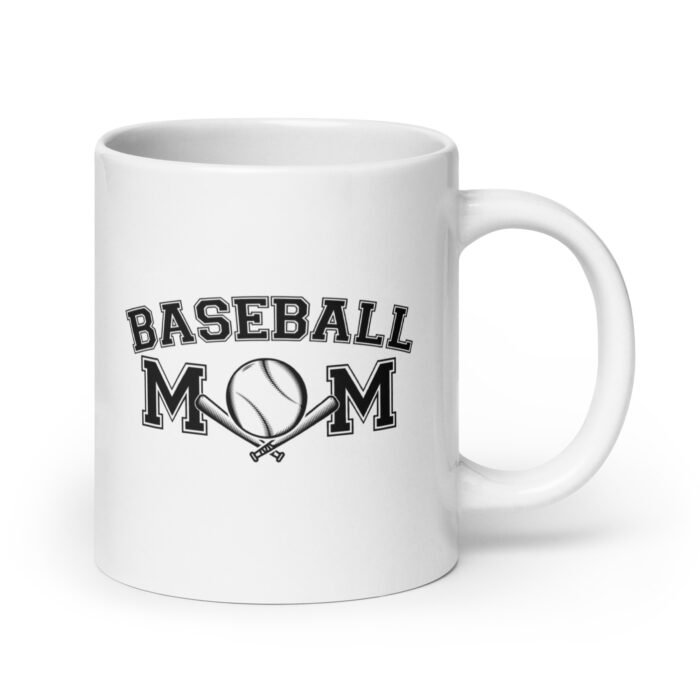 white glossy mug white 20 oz handle on right 6601678d56a74 - Mama Clothing Store - For Great Mamas