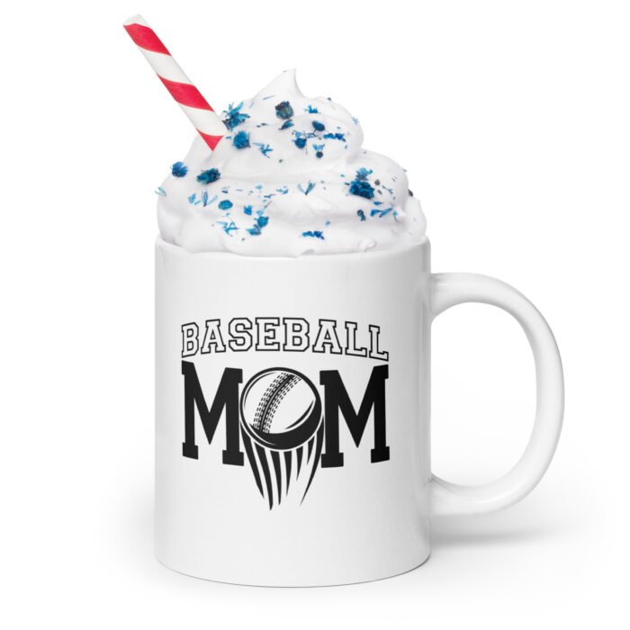 white glossy mug white 20 oz handle on right 6601833225c4f - Mama Clothing Store - For Great Mamas