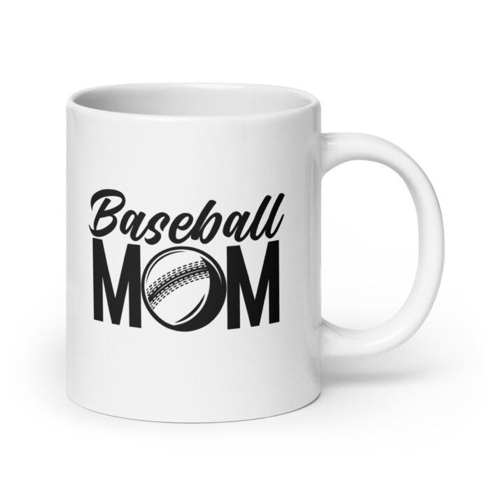 white glossy mug white 20 oz handle on right 660194fe911bd - Mama Clothing Store - For Great Mamas