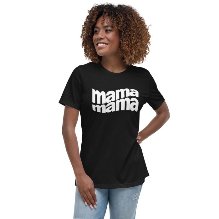 womens relaxed t shirt black front 65ea5ca9c7099 - Mama Clothing Store - For Great Mamas