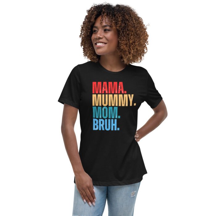 womens relaxed t shirt black front 65fd95682476f - Mama Clothing Store - For Great Mamas