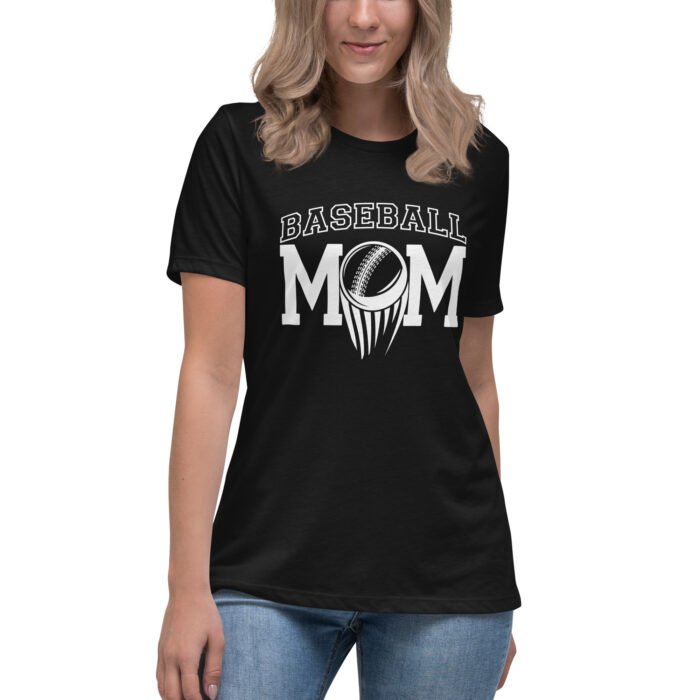 womens relaxed t shirt black front 66017e8b2f46e - Mama Clothing Store - For Great Mamas