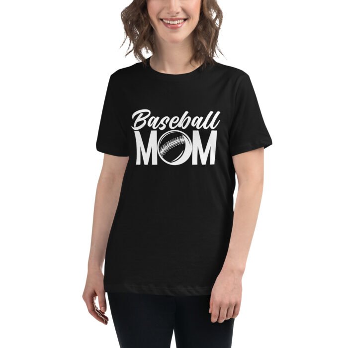 womens relaxed t shirt black front 66018f87cbae7 - Mama Clothing Store - For Great Mamas