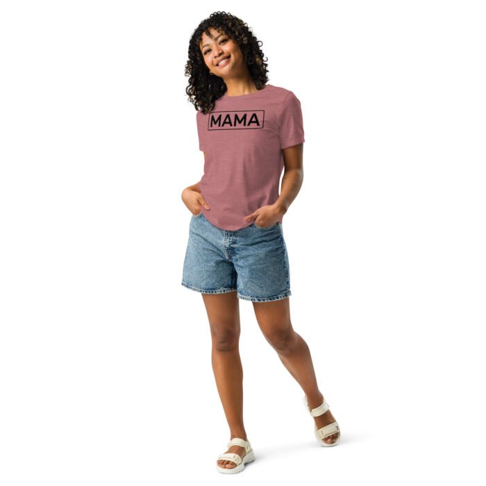 womens relaxed t shirt heather mauve front 65ec48cce8897 - Mama Clothing Store - For Great Mamas
