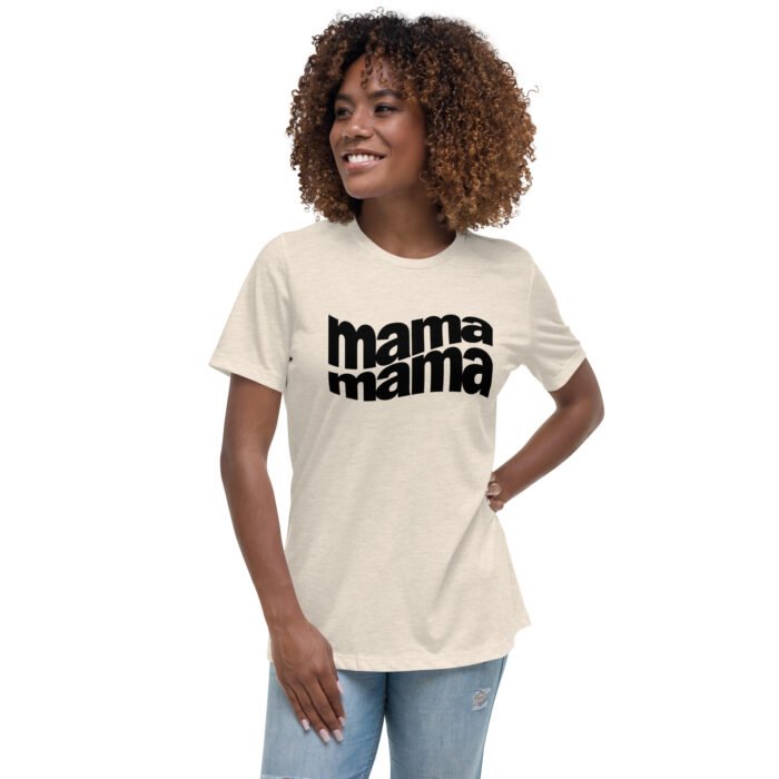 womens relaxed t shirt heather prism natural front 65ea5bf5e9dbc - Mama Clothing Store - For Great Mamas