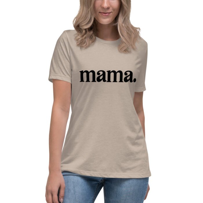 womens relaxed t shirt heather stone front 65eb851a37318 - Mama Clothing Store - For Great Mamas