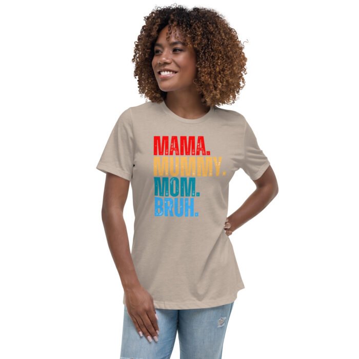 womens relaxed t shirt heather stone front 65fd95682634d - Mama Clothing Store - For Great Mamas