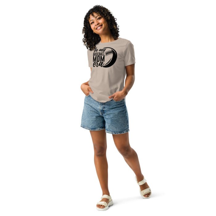 womens relaxed t shirt heather stone front 6602ae0e6650d - Mama Clothing Store - For Great Mamas