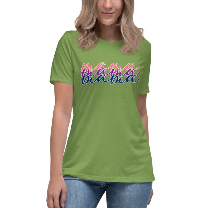 womens relaxed t shirt leaf front 65ea3eaeaea0b - Mama Clothing Store - For Great Mamas