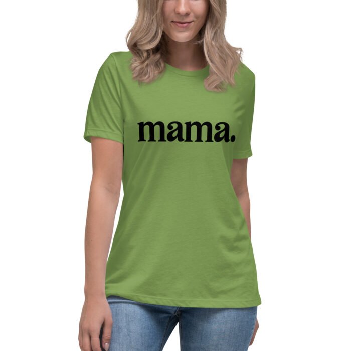 womens relaxed t shirt leaf front 65eb851a3659c - Mama Clothing Store - For Great Mamas