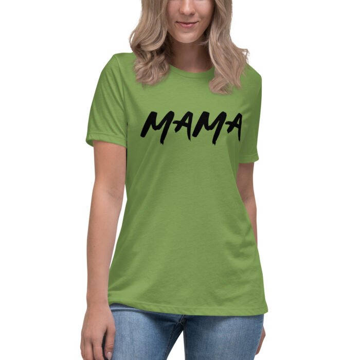 womens relaxed t shirt leaf front 65ee6892e8fa8 - Mama Clothing Store - For Great Mamas