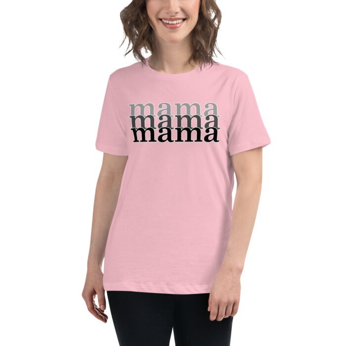 womens relaxed t shirt pink front 65ea4ae131b09 - Mama Clothing Store - For Great Mamas