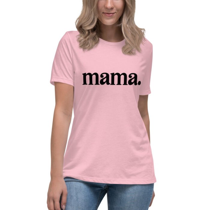 womens relaxed t shirt pink front 65eb851a37f6c - Mama Clothing Store - For Great Mamas