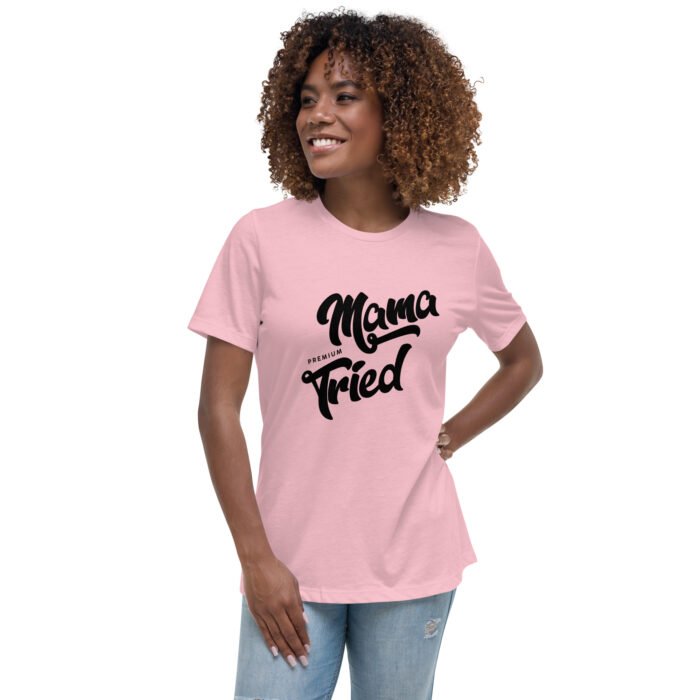 womens relaxed t shirt pink front 65f1abb5680e8 - Mama Clothing Store - For Great Mamas