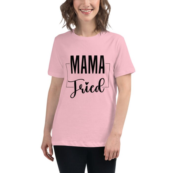 womens relaxed t shirt pink front 65f332956dded - Mama Clothing Store - For Great Mamas