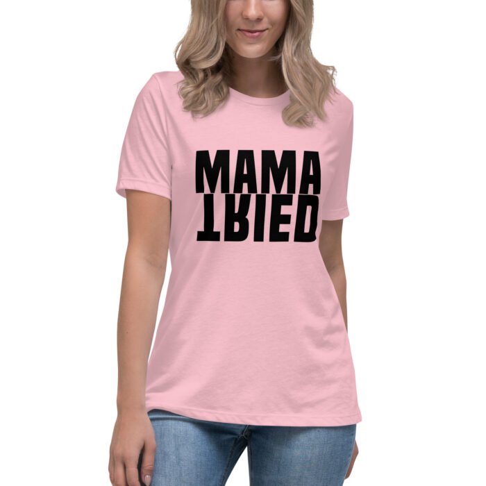 womens relaxed t shirt pink front 65f95e2aaab29 - Mama Clothing Store - For Great Mamas