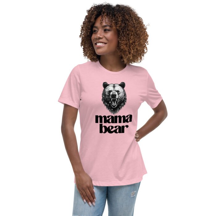womens relaxed t shirt pink front 65fafa4bc5ecd - Mama Clothing Store - For Great Mamas