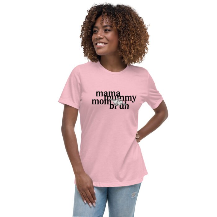 womens relaxed t shirt pink front 65fd470cb6fe3 - Mama Clothing Store - For Great Mamas