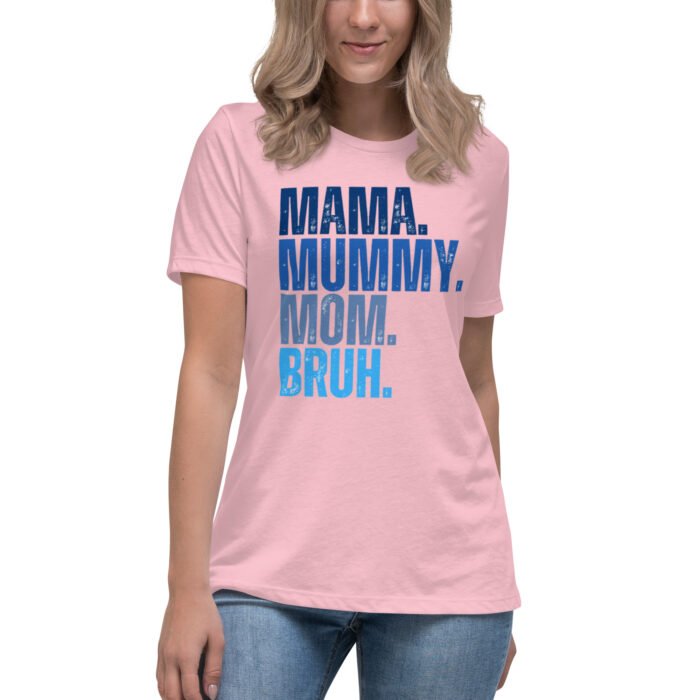 womens relaxed t shirt pink front 65fd9e4cd40e0 - Mama Clothing Store - For Great Mamas