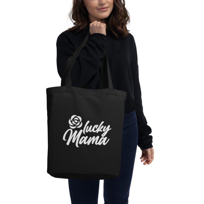 eco tote bag black front 660bf634a4f8d - Mama Clothing Store - For Great Mamas