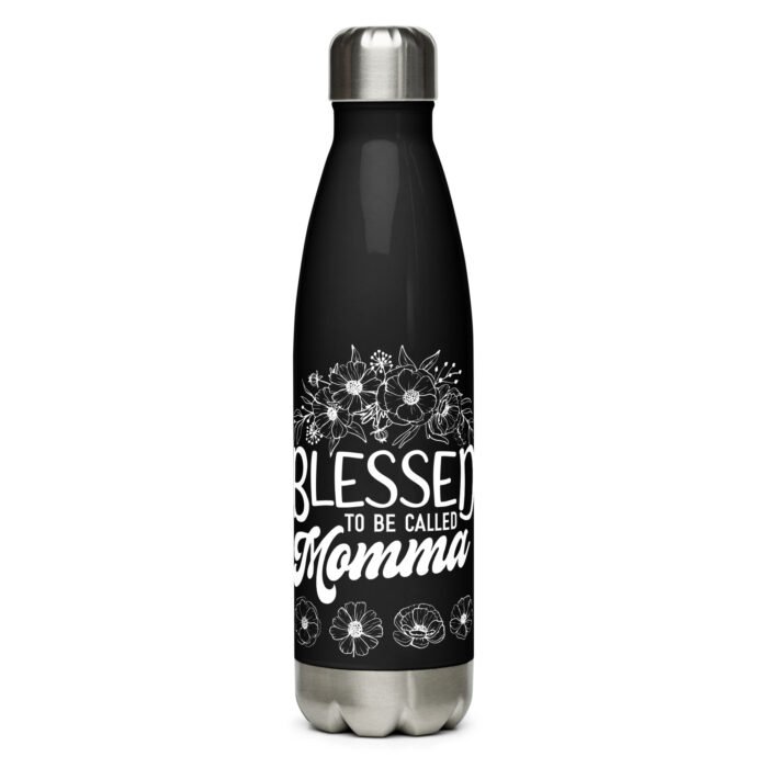 stainless steel water bottle black 17 oz front 66192fadcfd1c - Mama Clothing Store - For Great Mamas