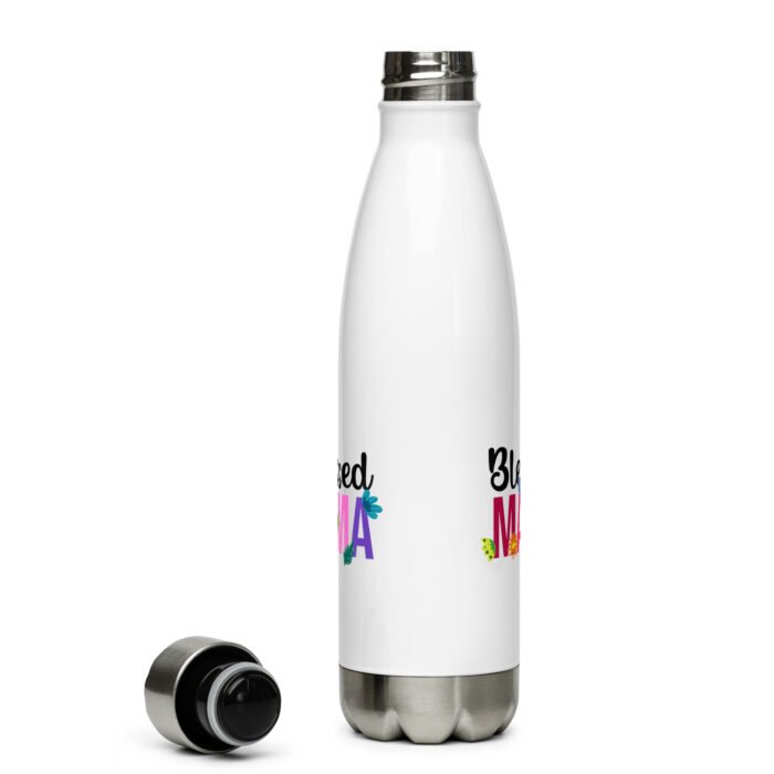 stainless steel water bottle white 17 oz front 661919807c5af - Mama Clothing Store - For Great Mamas