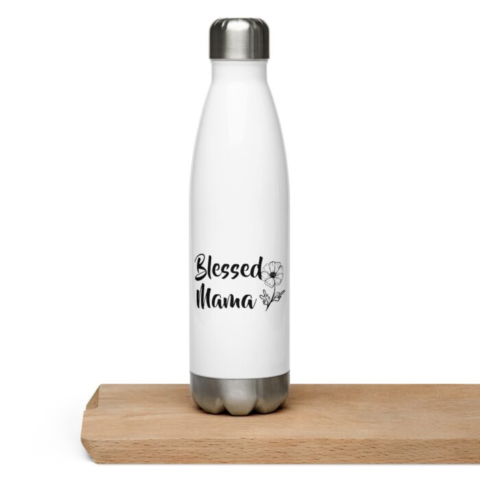 stainless steel water bottle white 17 oz left 6619448f433e7 - Mama Clothing Store - For Great Mamas