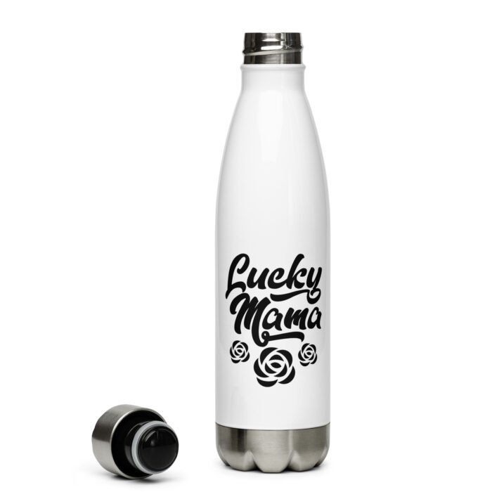 stainless steel water bottle white 17 oz right 660d4edd5e527 - Mama Clothing Store - For Great Mamas