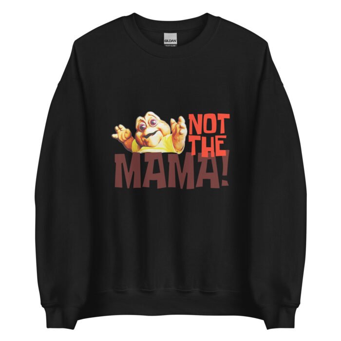 unisex crew neck sweatshirt black front 660ec91c631b6 - Mama Clothing Store - For Great Mamas