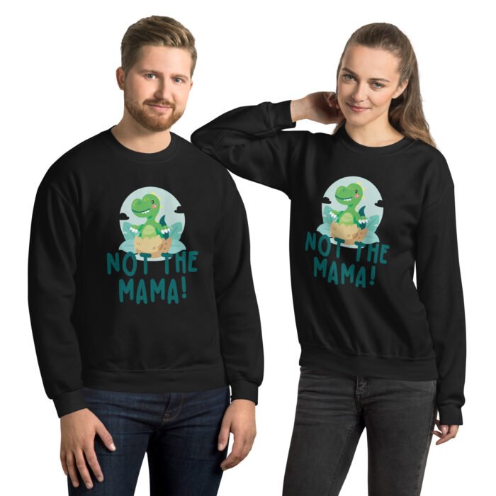 unisex crew neck sweatshirt black front 660fc755ac067 - Mama Clothing Store - For Great Mamas