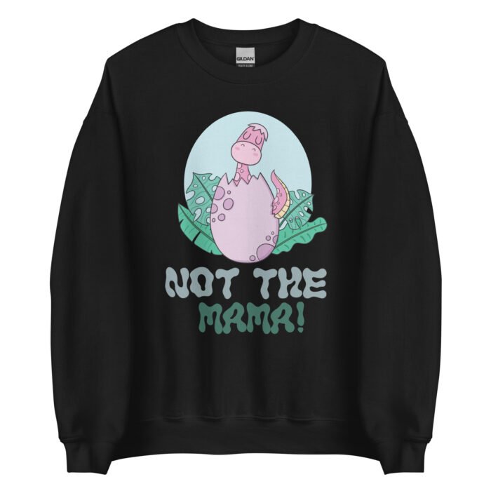 unisex crew neck sweatshirt black front 660ff203b5296 - Mama Clothing Store - For Great Mamas