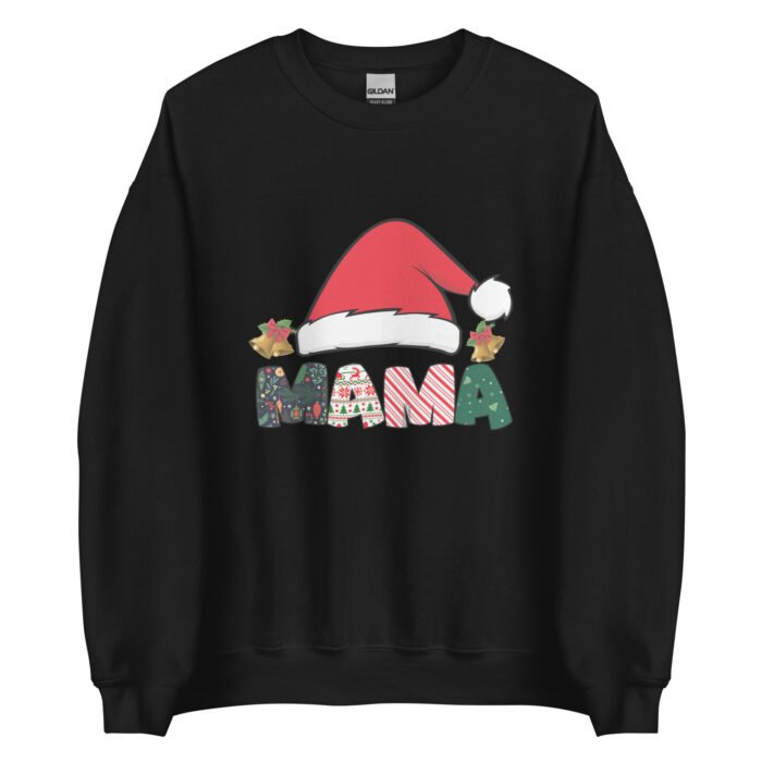 unisex crew neck sweatshirt black front 662102ce233b4 - Mama Clothing Store - For Great Mamas