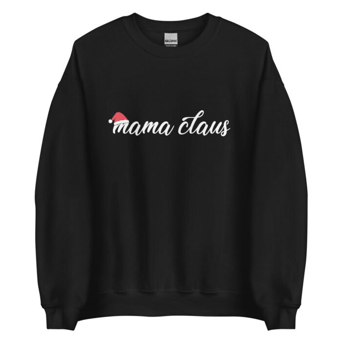 unisex crew neck sweatshirt black front 66225d74f2b3a - Mama Clothing Store - For Great Mamas